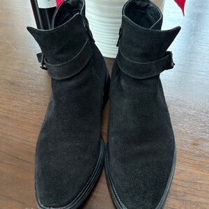 Black Suede Ankle Boots